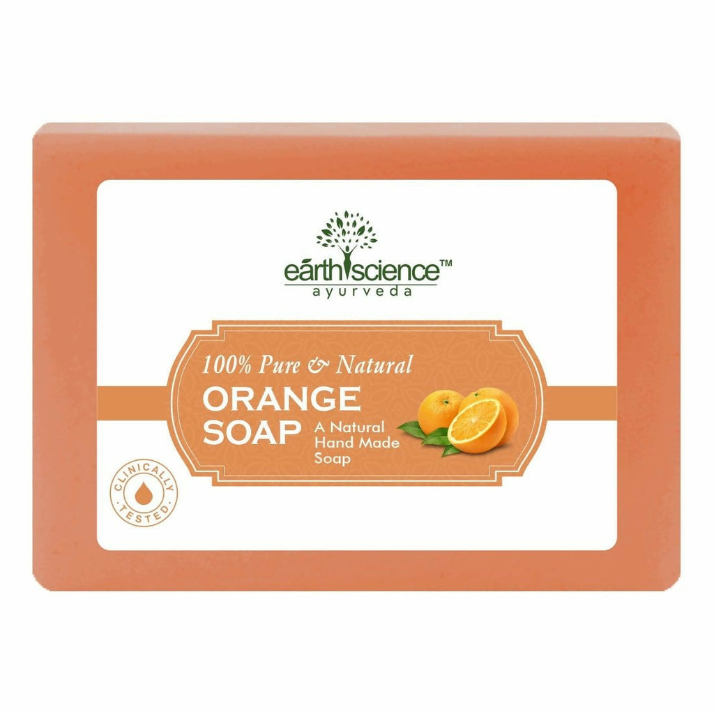 Earth Science Ayurveda Orange Bath Soap | Grocsy