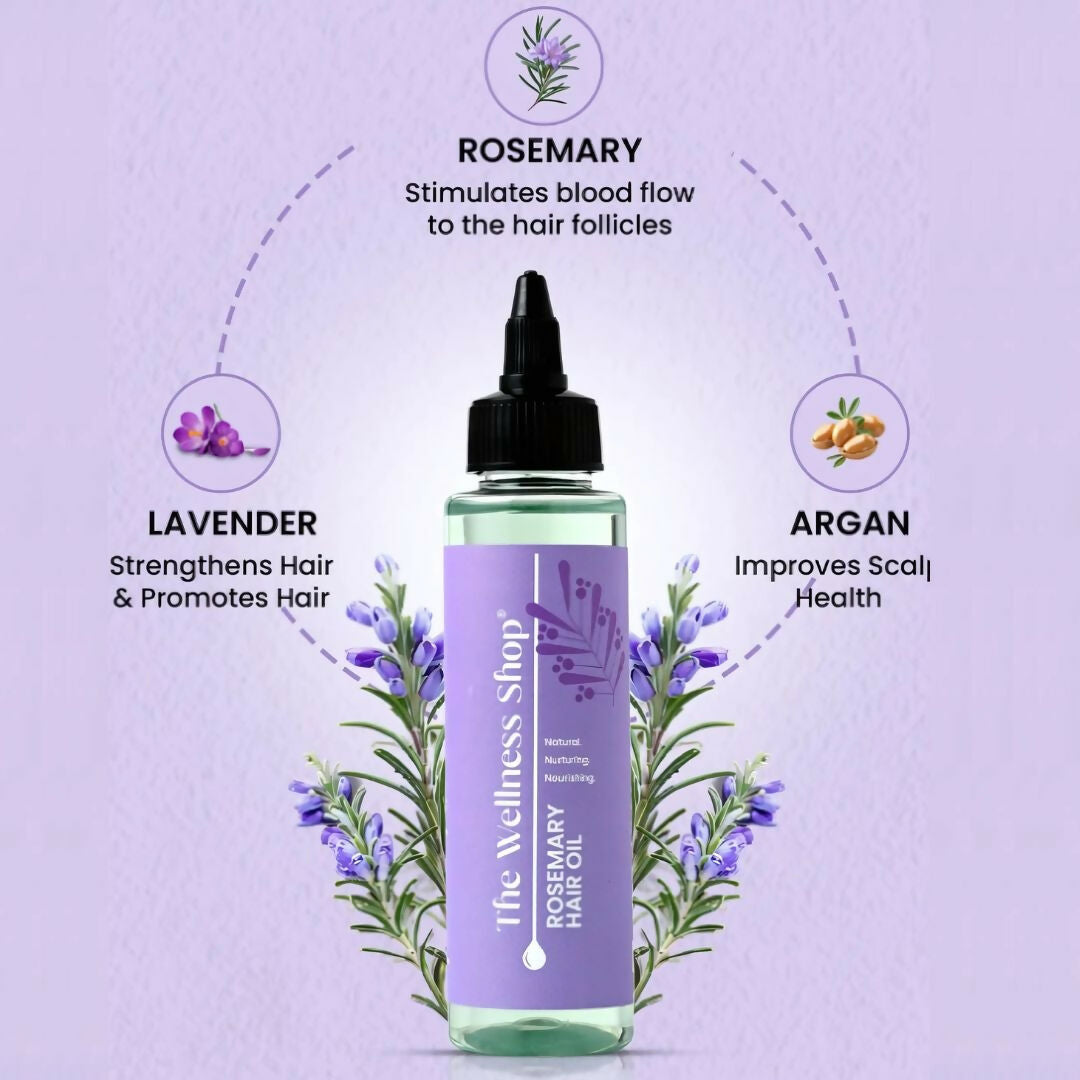 The Wellness Shop Rosemary Hair Oil | Grocsy