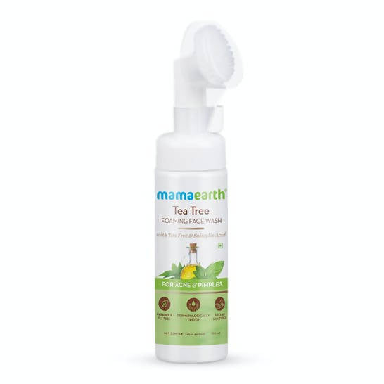Mamaearth Tea Tree Foaming Face Wash with Tea Tree & Salicylic Acid | Grocsy
