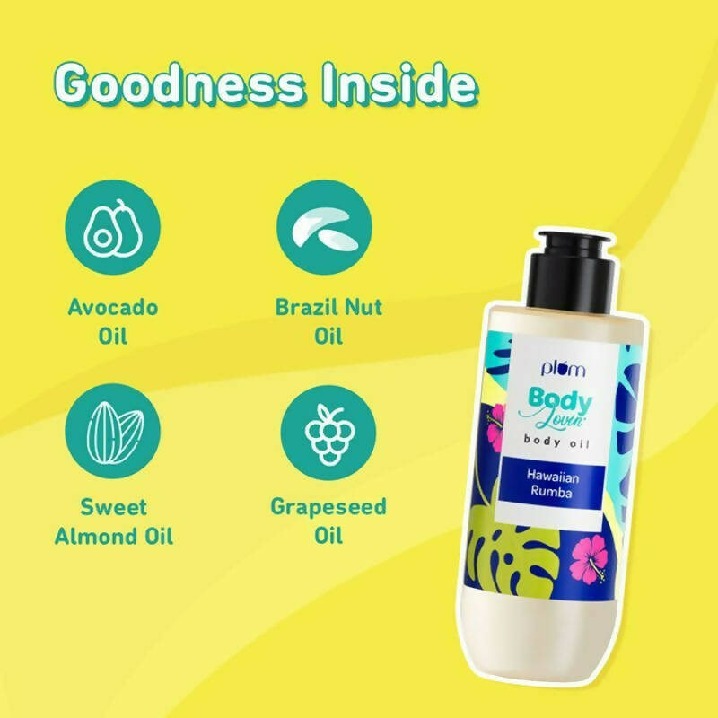 Plum BodyLovin' Hawaiian Rumba Body Oil | Grocsy