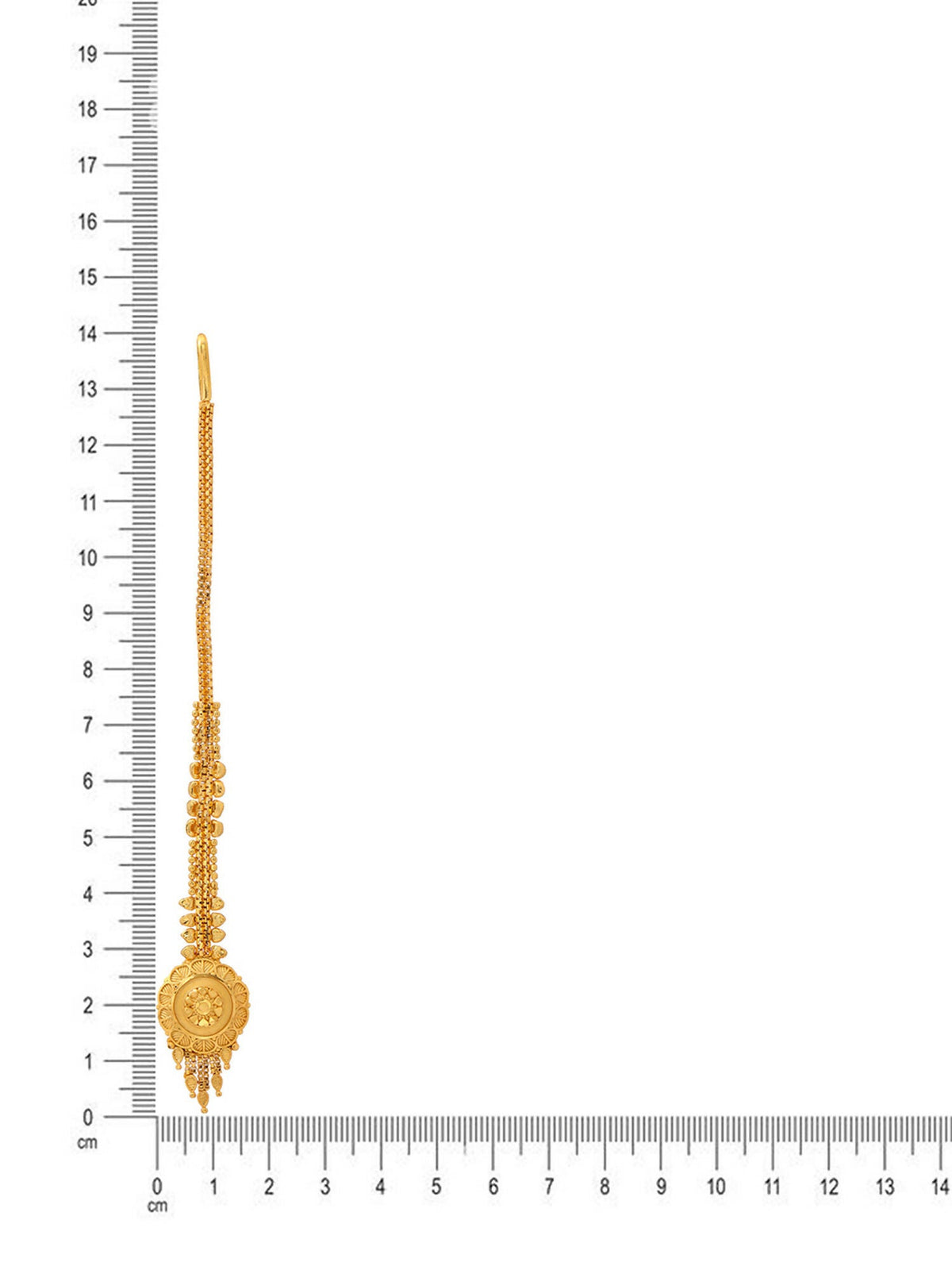 Ruby Raang Gold Maang Tikka | Grocsy