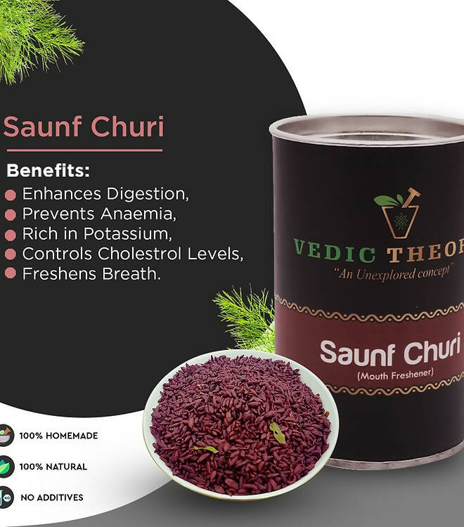 Vedic Theory Saunf Churi (Mouth Freshener) | Grocsy