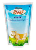 Vijay Ghee Pouch | Fresh natutal Cow Ghee made by Bilona method (Curd Churned) | Healthy & Natural Ghee | Grocsy