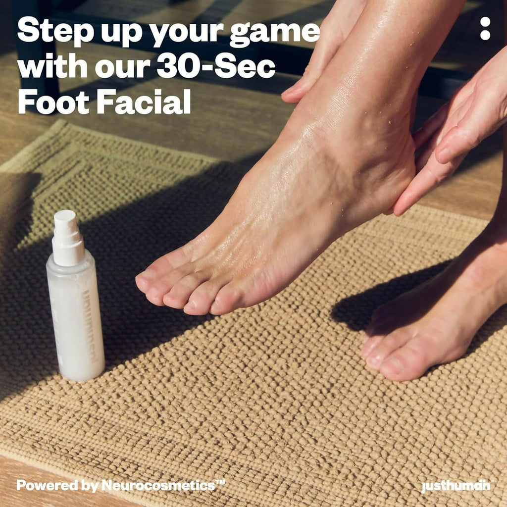 JustHuman 30 Sec Foot Facial Lotion For Remove Dead Skin & Instant Exfoliation | Grocsy