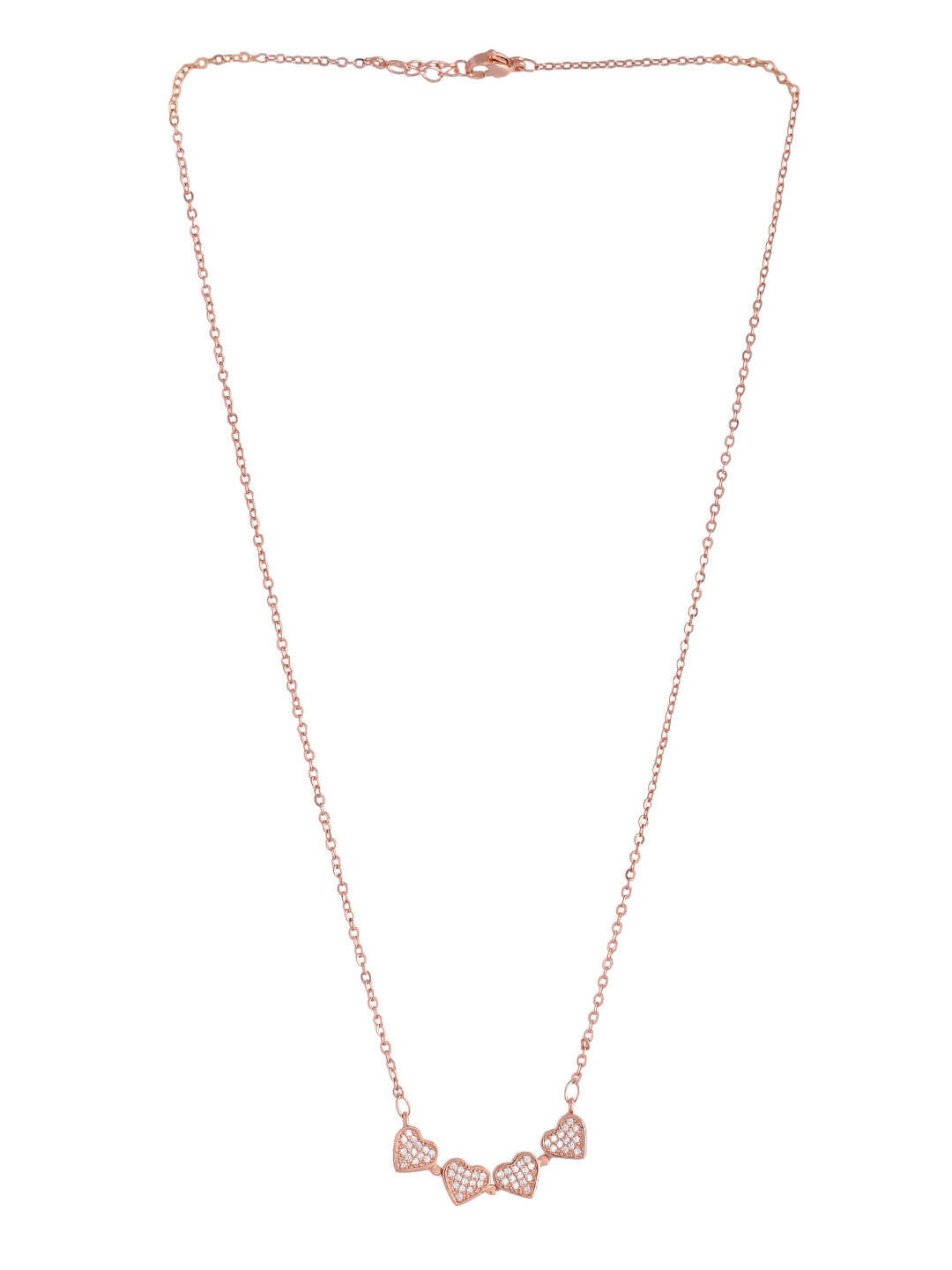 VOJ Women Gold Color stainless steel Necklace and Chains | Grocsy