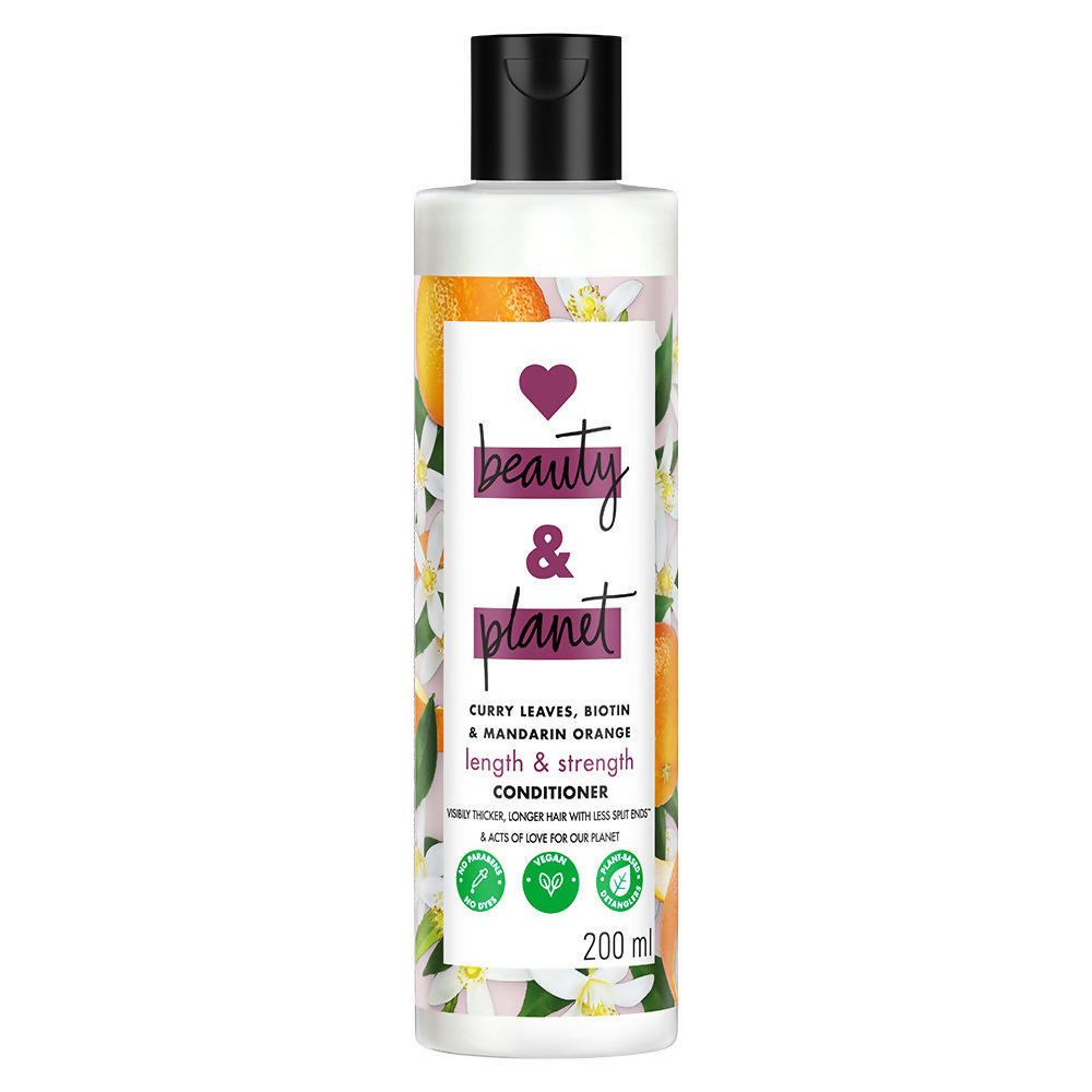 Love Beauty And Planet Curry Leaves Biotin & Mandarin Hair Care Combo | Grocsy