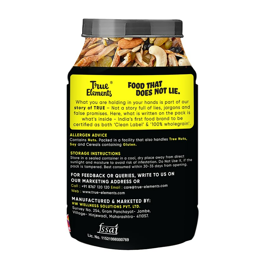 True Elements Panchmeva Dry Fruits Mix | Grocsy