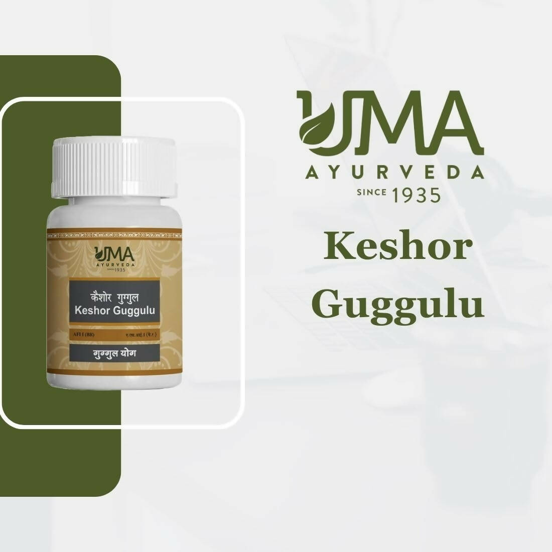 Uma Ayurveda Keshor Guggulu | Grocsy