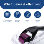 Man Matters Derma Roller with 540 Titanium Alloy Micro Needles 0.5 mm | Grocsy