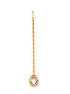 Kundan Maang Tikka (Gold) - Ruby Raang | Grocsy