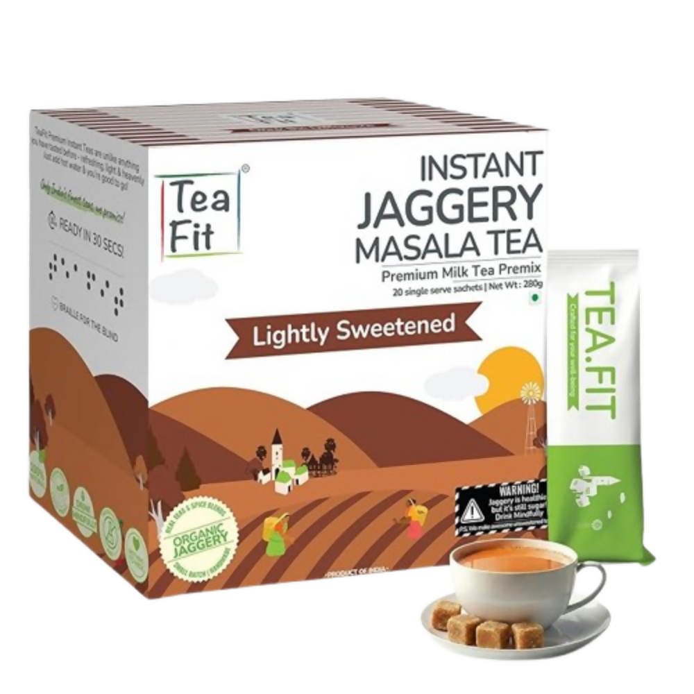 TeaFit Instant Jaggery Masala Tea Premix | Grocsy