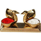 Dream Kraft Loving Bird Duck Chopda Pair Decorative Showpiece | Grocsy