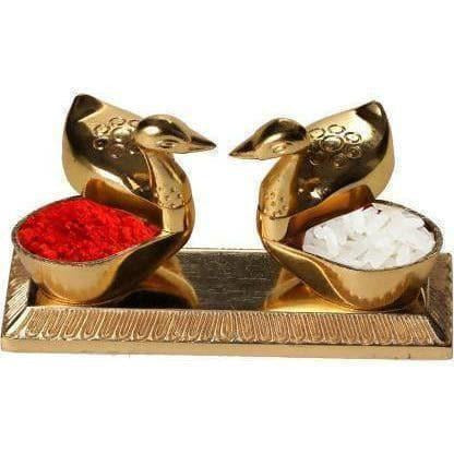 Dream Kraft Loving Bird Duck Chopda Pair Decorative Showpiece | Grocsy