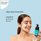 Pilgrim Korean 1.5% Salicylic (Bha) & 2% Glycolic Acid (Aha) Foaming Face Wash For Oily & Acne-Prone Skin - Korean Skin Care | Grocsy