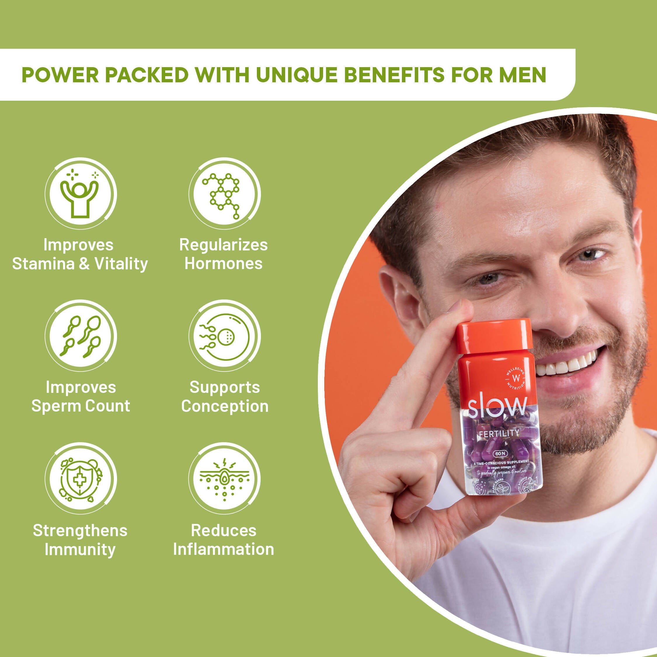 Wellbeing Nutrition Slow | Fertility for Her Capsules | Grocsy