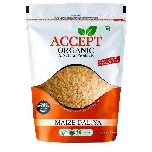 Accept Organic Maize Daliya | Grocsy