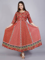 Vamika Multicolor Cotton Printed Party/Casual Wear Kurti (GAM14K) | Grocsy