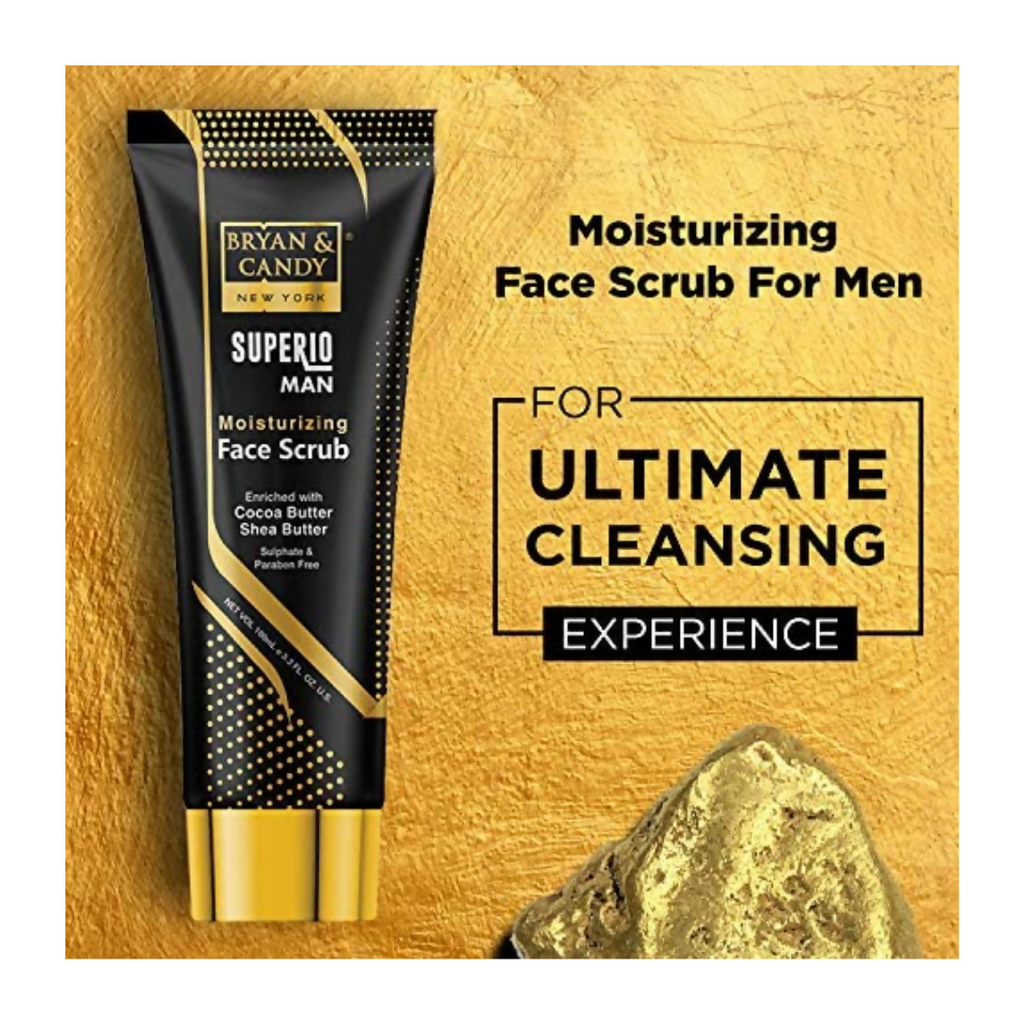 Bryan & Candy Superio Man Moisturizing Face Scrub | Grocsy