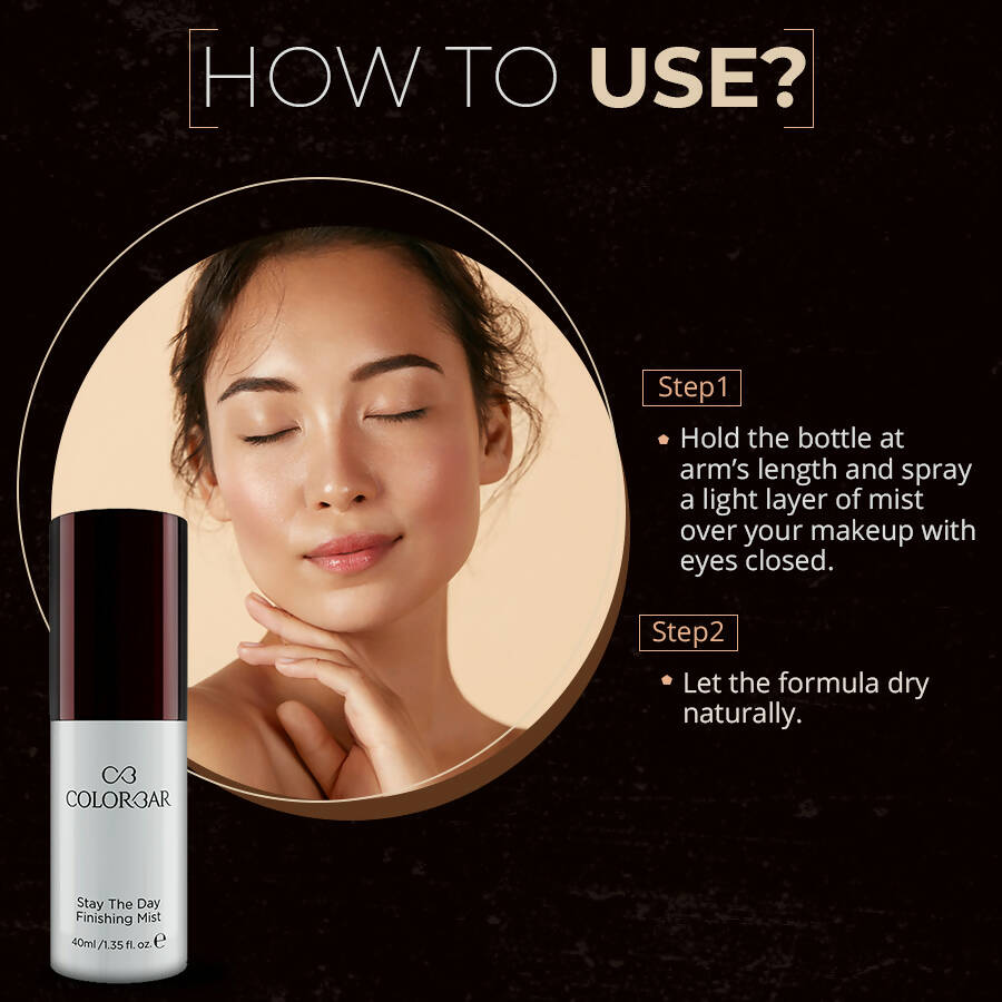 Colorbar Stay The Day Finishing Mist Mini Make-Up Setting Spray | Grocsy