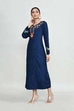 Joban Fashion Blue Rayon Tunic | Grocsy