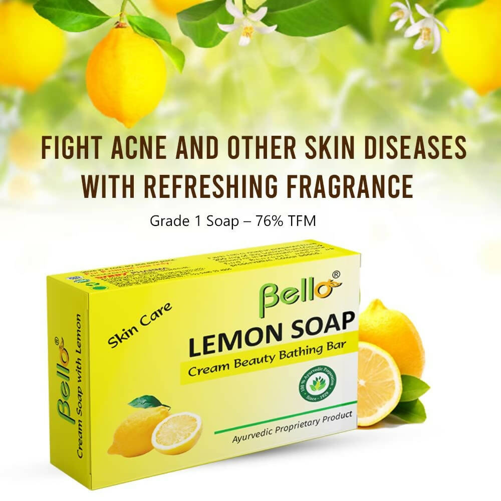 Bello Herbals Lemon Soap | Grocsy
