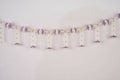 Kundan HandiKrafts Purple Flower Pearl Thoranna With Side Hanging | Grocsy