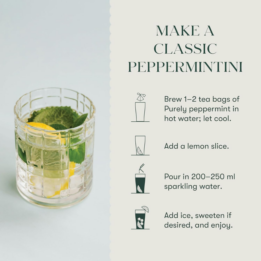 Luxmi Estates Pure Peppermint Organic Herbal Infusion | Grocsy