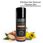 Nourish Mantra Urban Raja Hair Removal Foam with Shea Butter For Painless Hair Removal | Grocsy