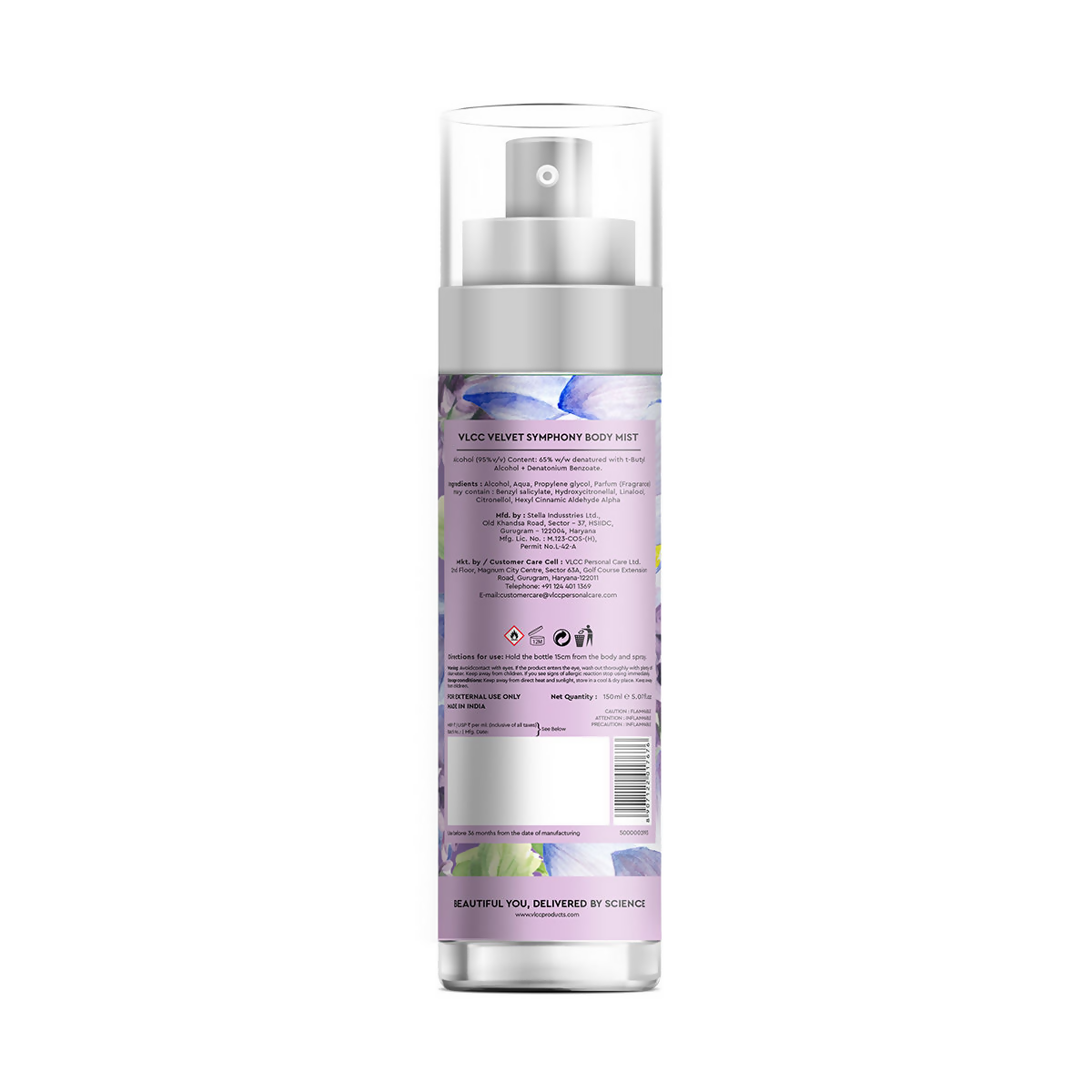 VLCC Body Mist Fragrance - Velvet Symphony | Grocsy