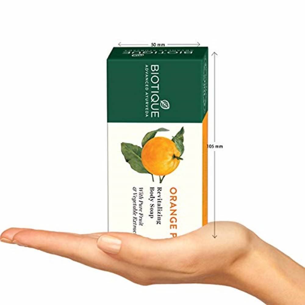 Biotique Orange Peel Revitalizing Body Soap | Grocsy
