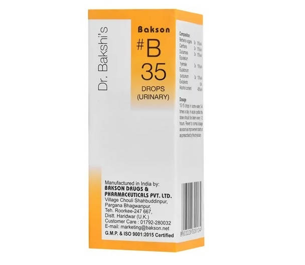 Bakson's Homeopathy B35 Drops | Grocsy