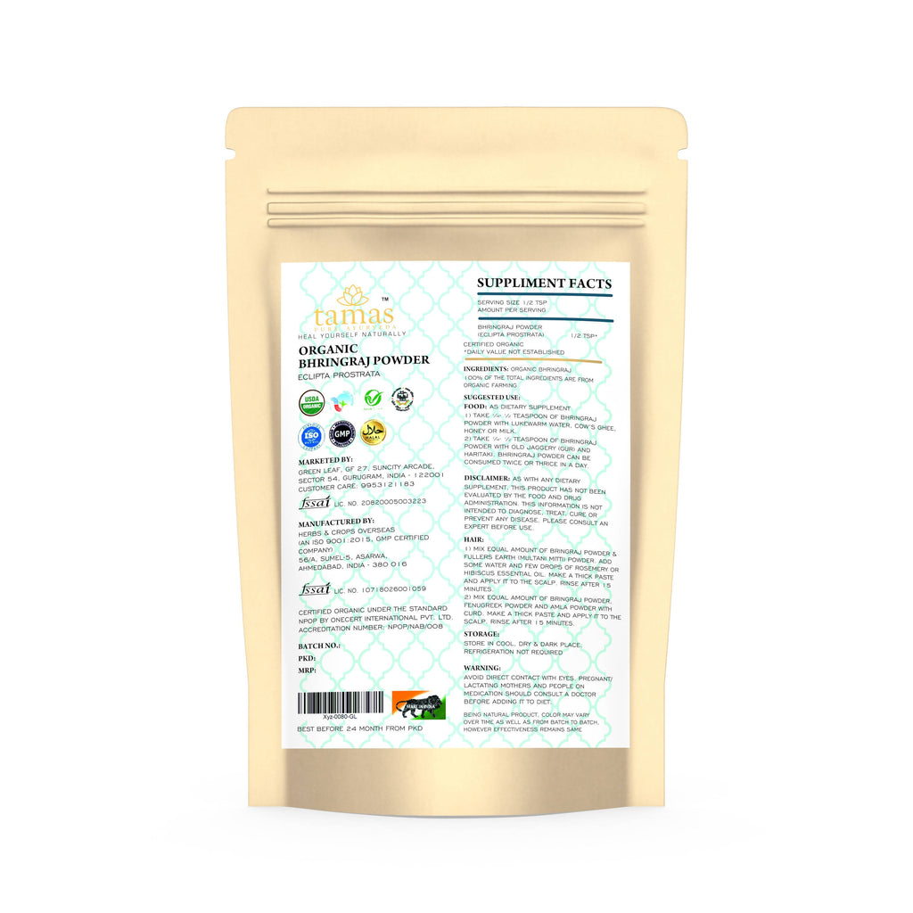 Tamas Pure Ayurveda Superfood Organic Bhringraj Powder | Grocsy