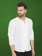 Even Apparels Men's Pure Cotton White Kurta | Grocsy