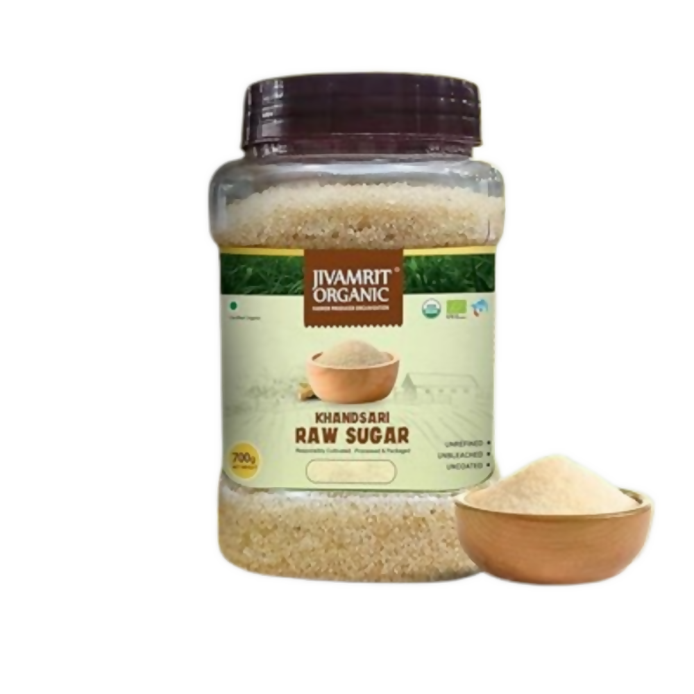 Jivamrit Organic Khandsari Raw Sugar | Grocsy