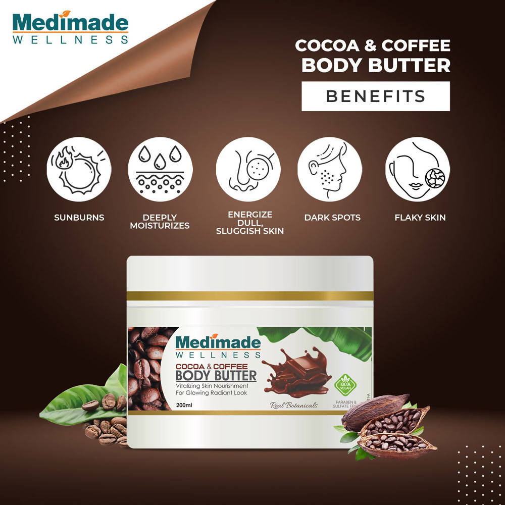 Medimade Wellness Cocoa & Coffee Body Butter | Grocsy