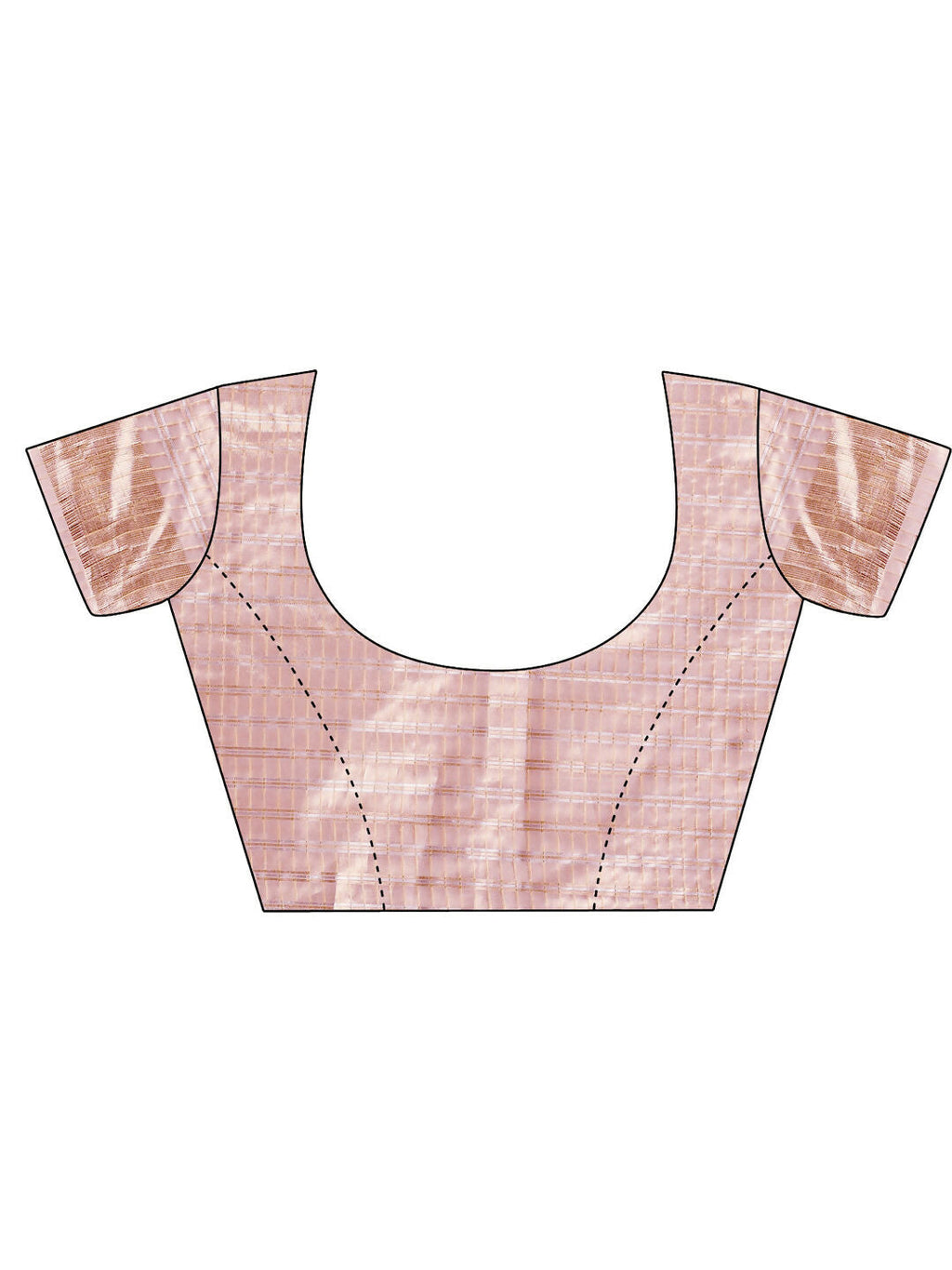 Shree Shyam Fashion Organza Pink Saree | Grocsy