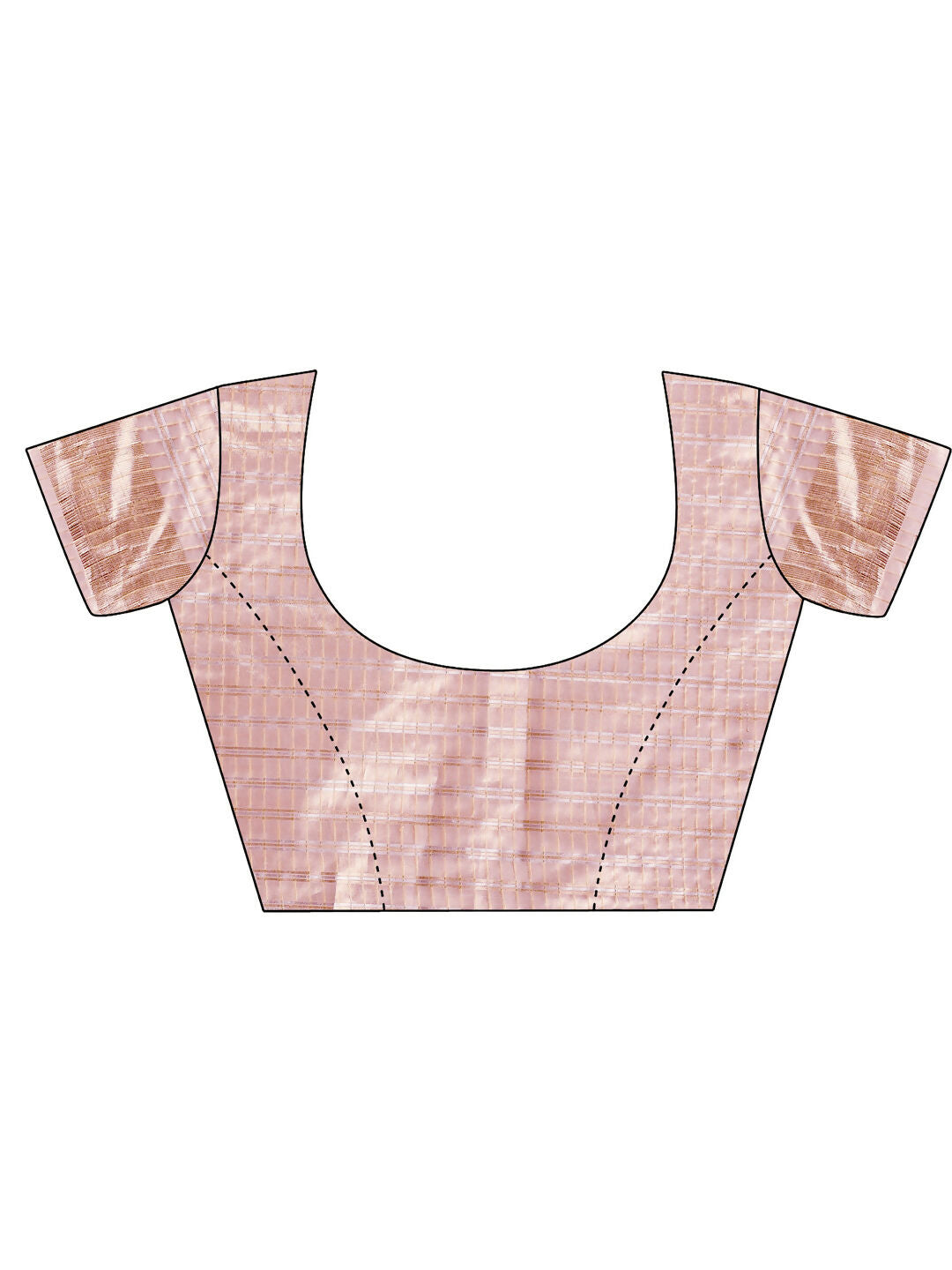 Shree Shyam Fashion Organza Pink Saree | Grocsy