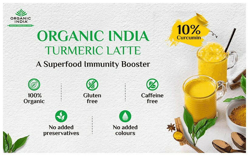 Organic India Turmeric Latte Instant Premix - Swadesiicart