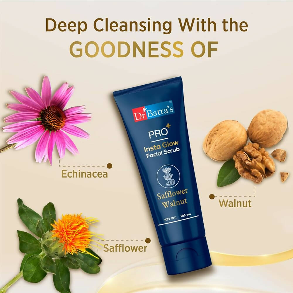Dr. Batra's PRO+ Insta Glow Facial Scrub | Grocsy