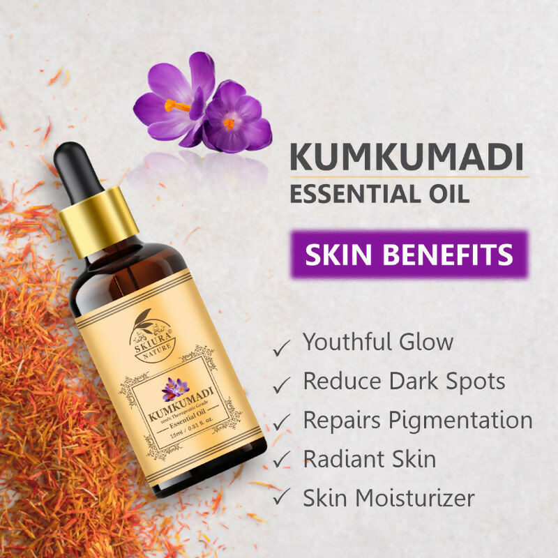 Skiura Nature Kumkumadi Face Glowing Essential Oil | Grocsy