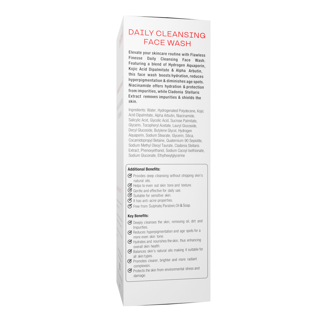 Flawless Finesse By HealthAid Daily Cleansing Facewash | Grocsy