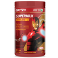 Gritzo SuperMilk Athlete Iron Man (13+y Boy & Girl), 17g Protein Powder (Double Chocolate) | Grocsy