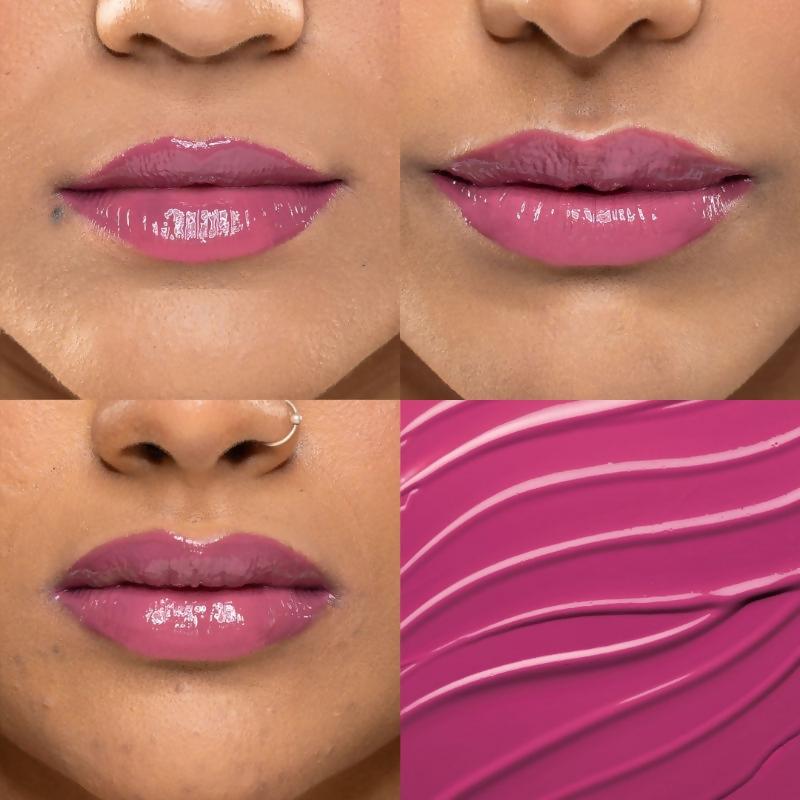 The Skin Diet Company Lip Barrier Tint High Shine Gloss Oil - Desert Rose | Grocsy