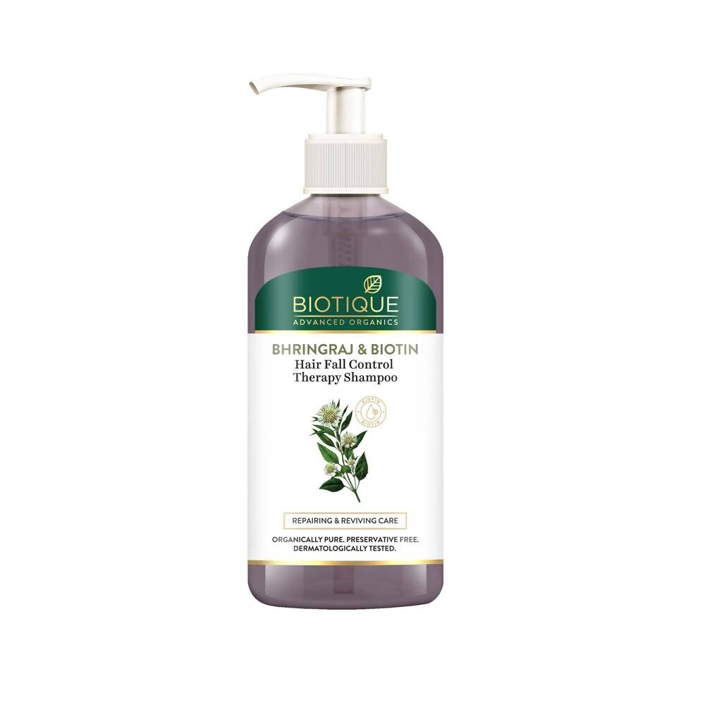 Biotique Bhringraj & Biotin Hair Fall Control Therapy Shampoo | Grocsy