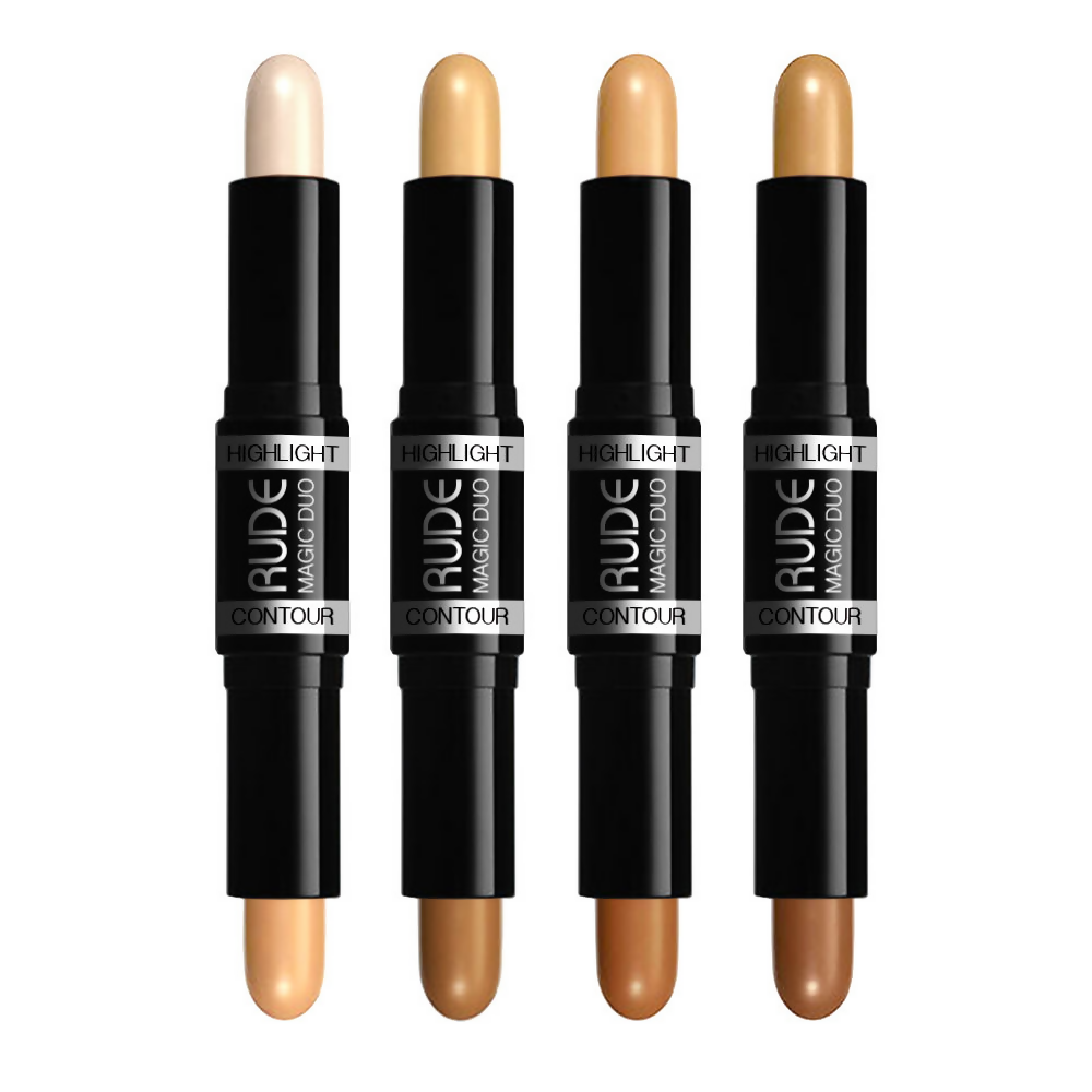 Rude Cosmetics Magic Duo Highlight & Contour - Light | Grocsy