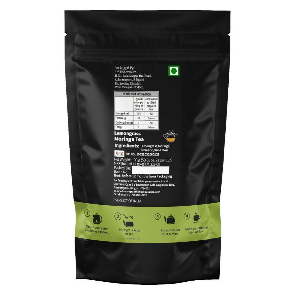 Tea Sense Lemongrass Moringa Tea | Grocsy