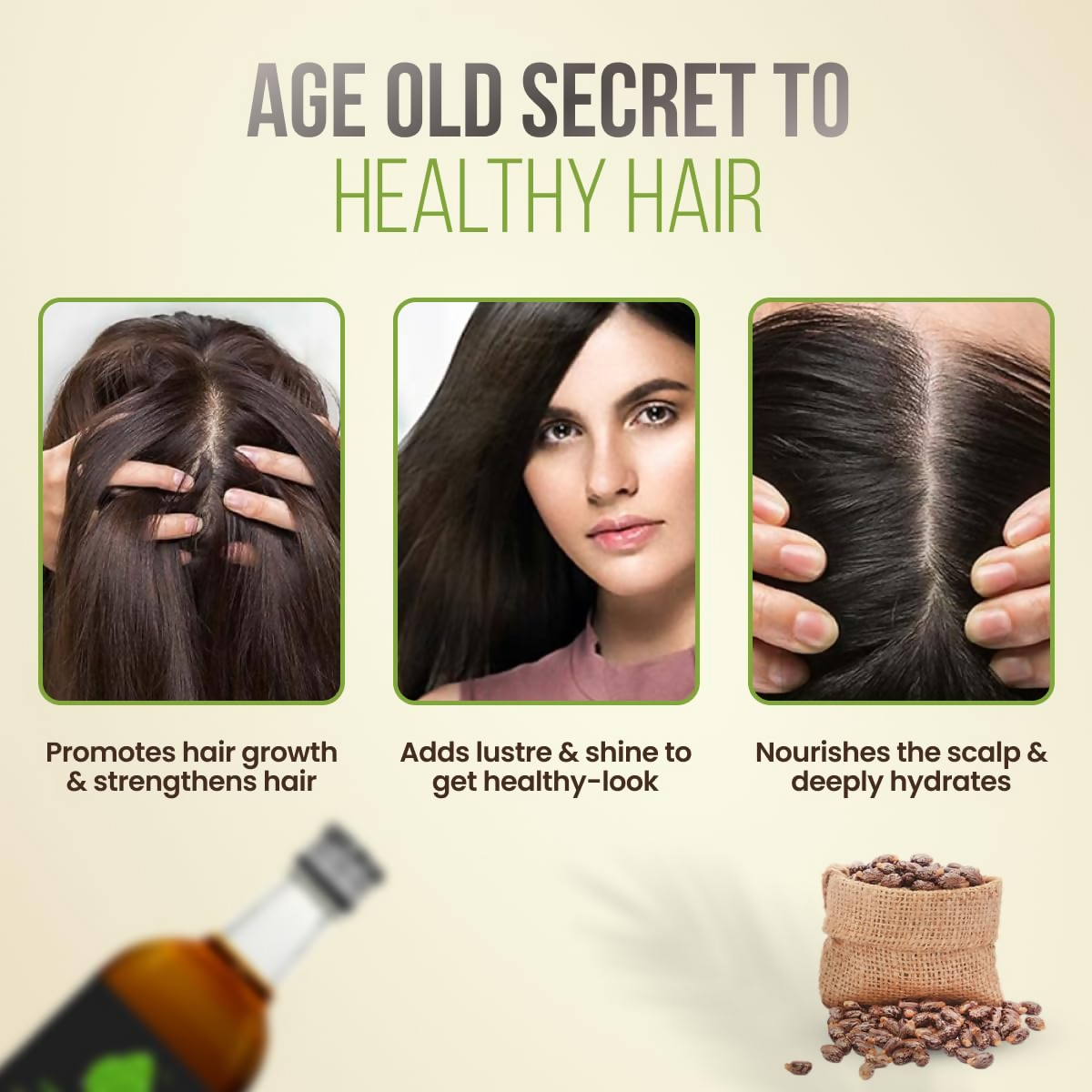 Village-Organica Cold Pressed Castor Oil | Grocsy