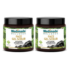 Medimade Wellness Activated Charcoal Face Gel Scrub | Grocsy