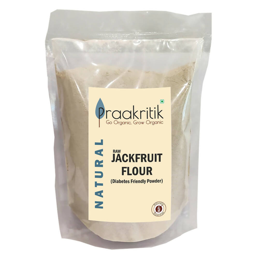 Praakritik Natural Jackfruit Flour | Helps Control Blood Sugar Levels | Gluten-Free Jackfruit Powder | Grocsy
