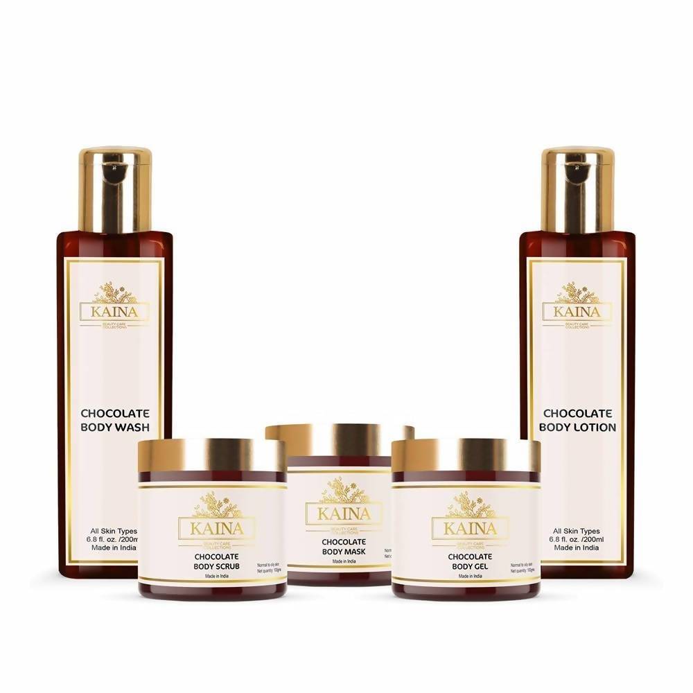 Kaina Chocolate Body Polishing Kit (Set of 5) | Grocsy